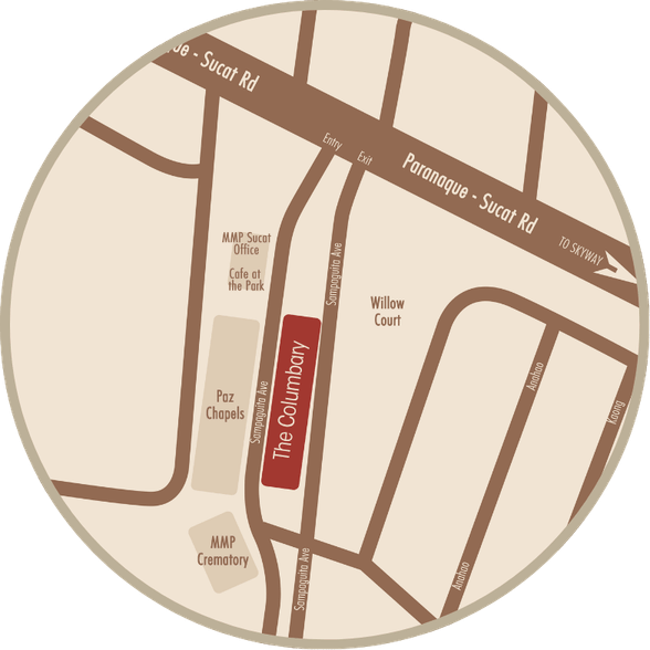 Map columbary webpage